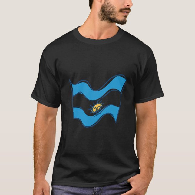 Argentina Flag T-Shirt (Front)