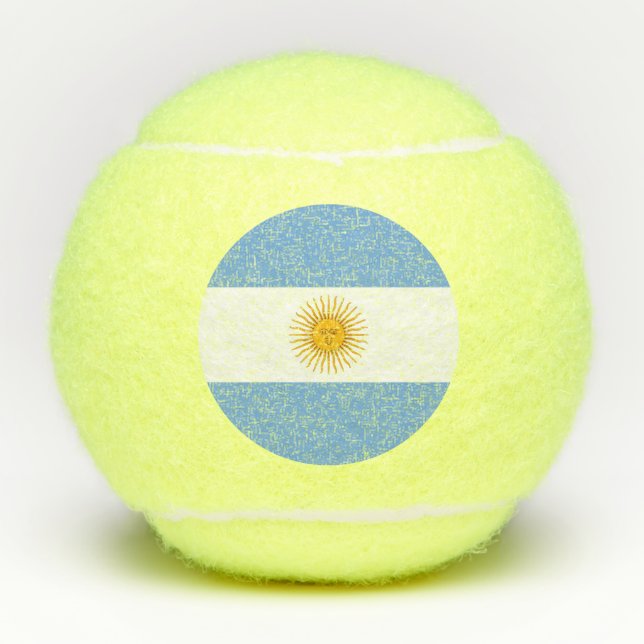 Argentina flag tennis balls (Front)