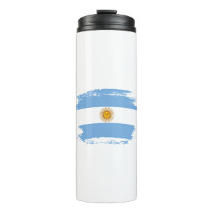 Argentina flag thermal tumbler