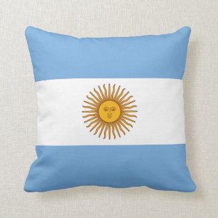 Argentina Flag Throw Pillow