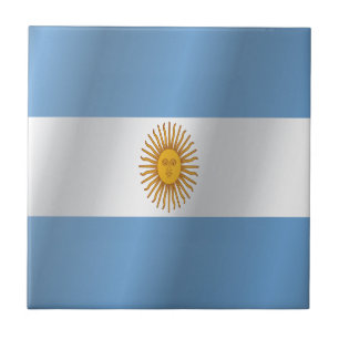 Argentina flag tile