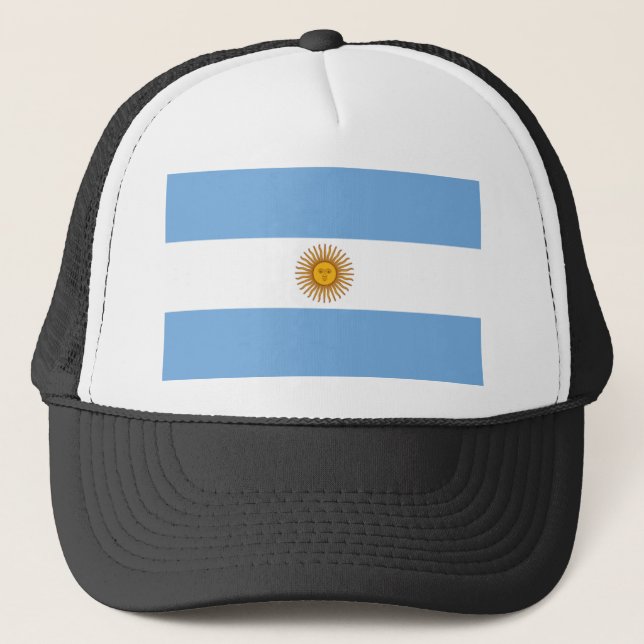 Argentina Flag Trucker Hat (Front)