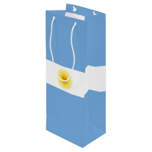 Argentina Flag Wine Gift Bag