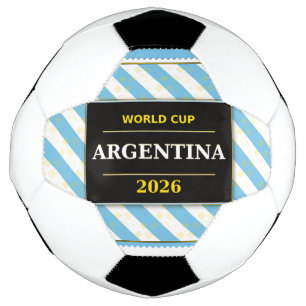 Argentina Football Fan Flag Colours Stripe Pattern