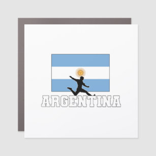 Argentina Football Soccer National Team Car Magnet