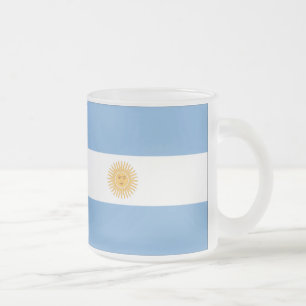 Argentina Frosted Glass Coffee Mug