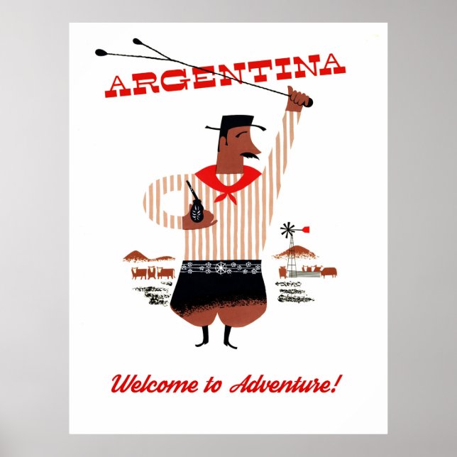 Argentina Gauchos Poster (Front)