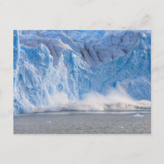 Argentina - Glacial Ice avalanche postcard