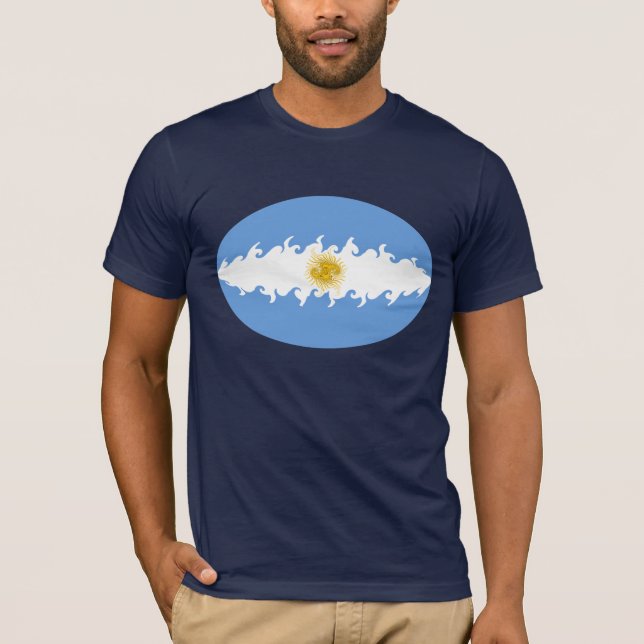 Argentina Gnarly Flag T-Shirt (Front)