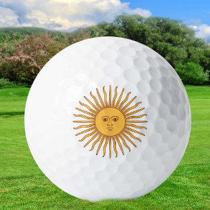 Argentina Golden Sun, Sol de Mayo Golf Balls