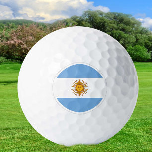 Argentina Golf Balls, Flag Golfers / Patriots Balls