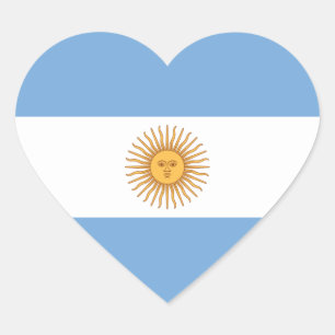 argentina heart sticker