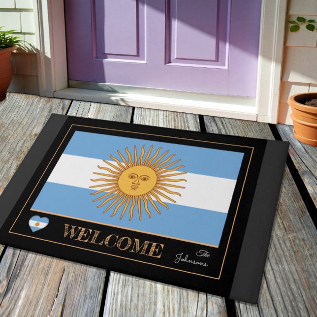 Argentina house mat, Argentina Flag / Welcome Doormat (Creator Uploaded)