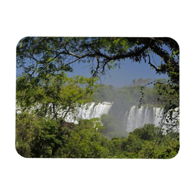 Argentina, Iguacu Falls in sun. 2 Magnet (Horizontal)