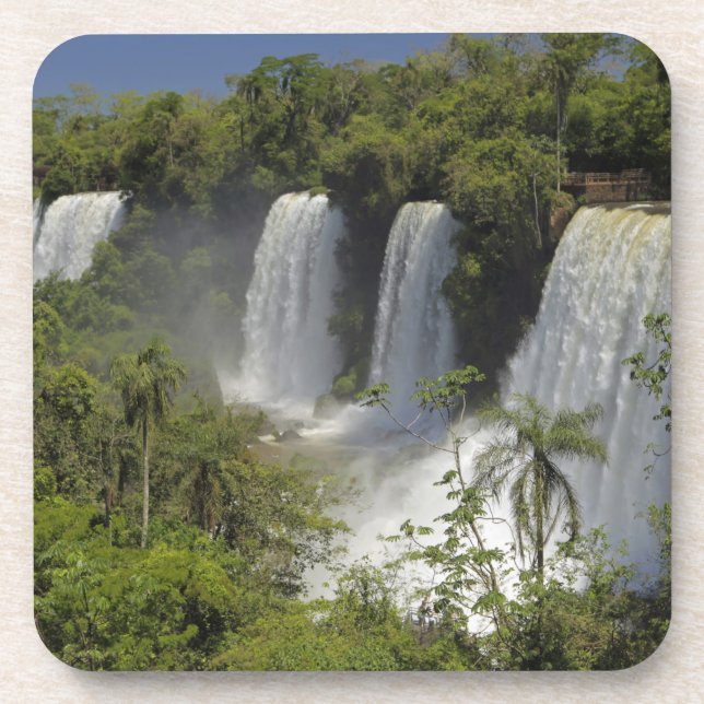 Argentina, Iguacu Falls in sun. Coaster (Front)