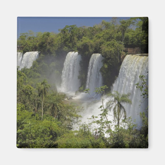 Argentina, Iguacu Falls in sun. Magnet (Front)