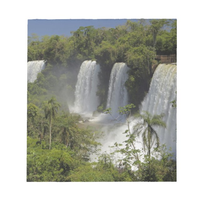 Argentina, Iguacu Falls in sun. Notepad (Front)