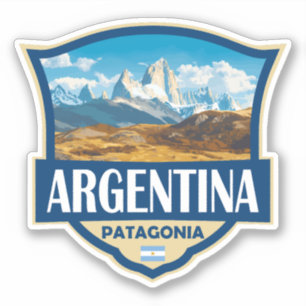 Argentina Illustration Retro Badge