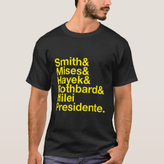 Argentina Libertaria Javier Milei Presidente 2023 T-Shirt