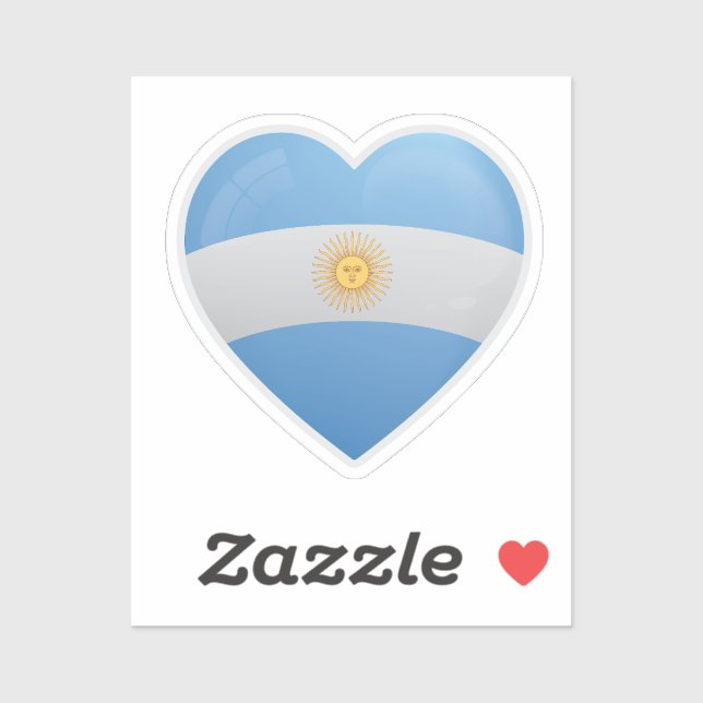 Argentina Love Flag (Sheet)