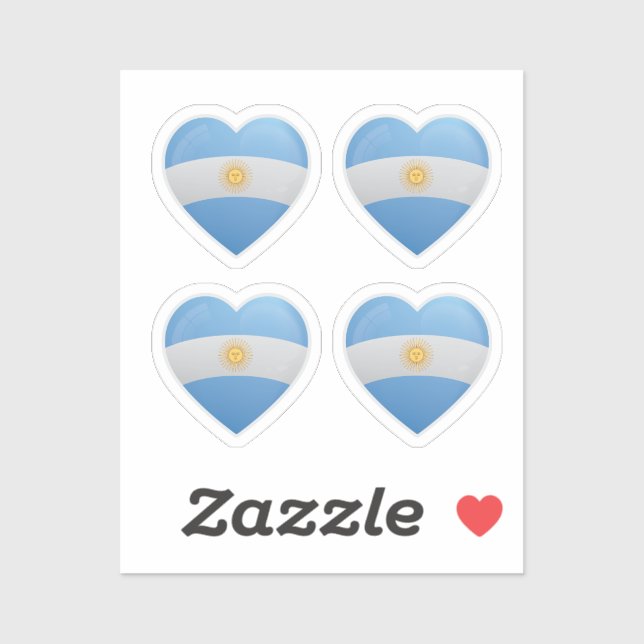 Argentina Love Flag (Sheet)