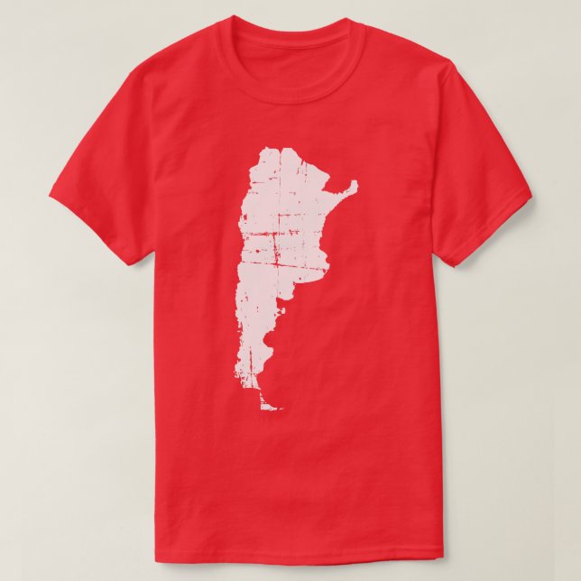 Argentina map 2 T-Shirt (Design Front)