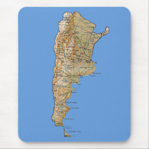Argentina Map Mousepad