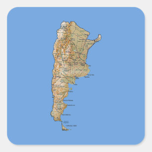 Argentina Map Sticker