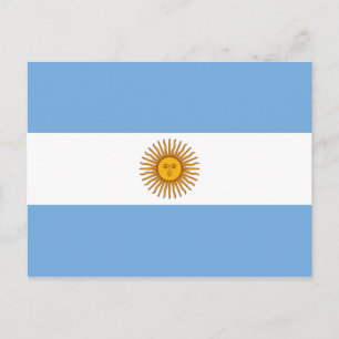 Argentina National Flag Postcard