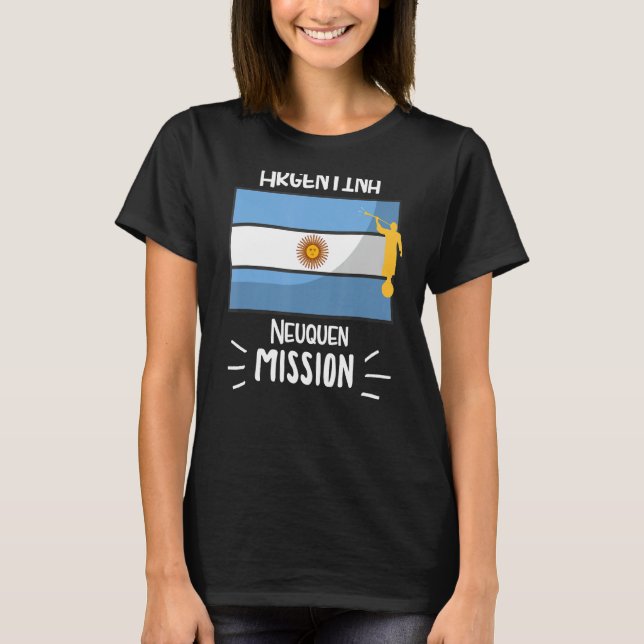 Argentina Neuquen Mormon LDS Mission Missionary Gi T-Shirt (Front)