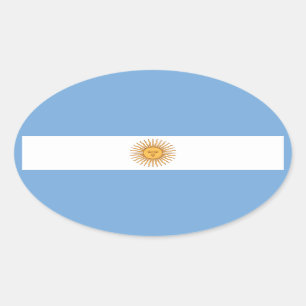 argentina oval sticker