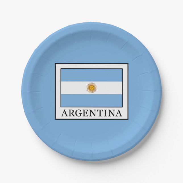 Argentina Paper Plate (Front)