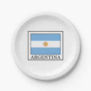 Argentina Paper Plate