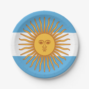Argentina Paper Plate
