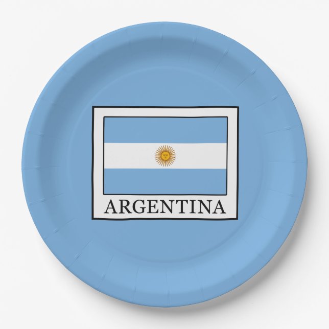 Argentina Paper Plate (Front)