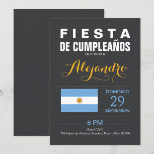 Argentina Party Invitation