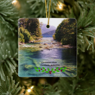 Argentina, Patagonia Ceramic Ornament