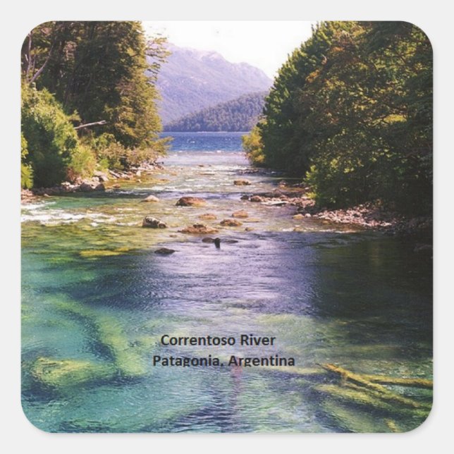 Argentina, Patagonia  Square Sticker (Front)