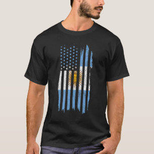 Argentina Patriotic Argentinian American Flag Prid T-Shirt