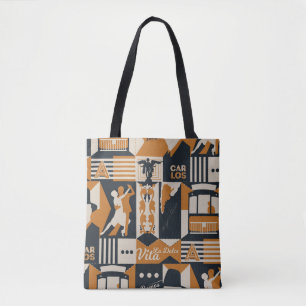 argentina pattern seamless design illustration tote bag