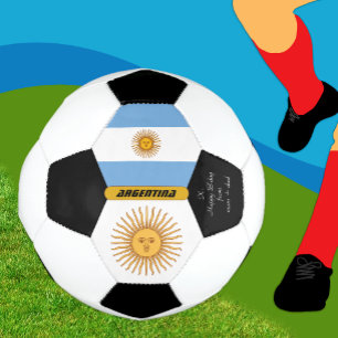 Argentina Personalised, Flag, Photo Soccer Ball
