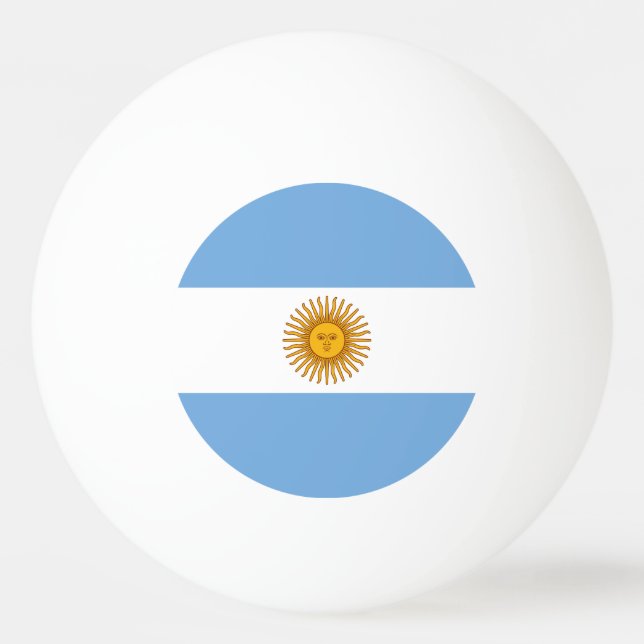 Argentina Ping Pong Ball (Front)
