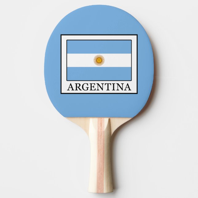 Argentina Ping Pong Paddle (Front)