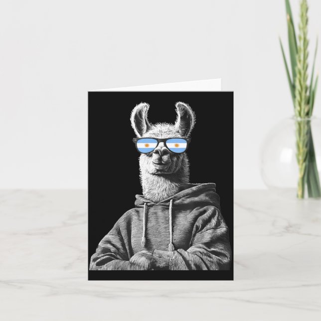 Argentina Pride Argentinian Flag  Card (Front)