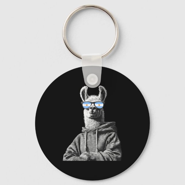 Argentina Pride Argentinian Flag  Key Ring (Front)