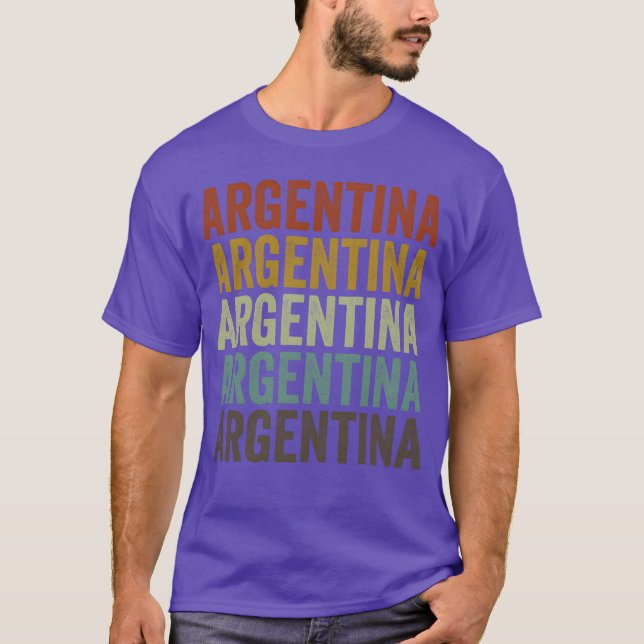 Argentina Retro Vintage vintage T-Shirt (Front)