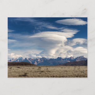 Argentina - Saucer clouds over the pampa postcard