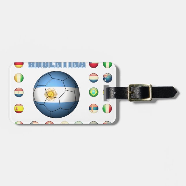 Argentina Soccer 0335 Luggage Tag (Front Horizontal)