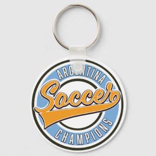 Argentina Soccer Champions Key Ring