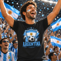 Argentina Soccer Fan Albiceleste Football Fútbol